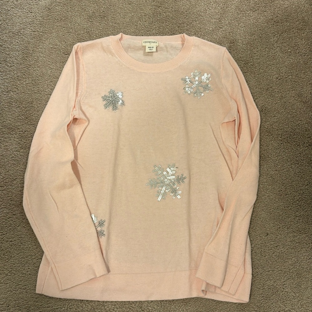 Crewcuts girls snowflake sweater